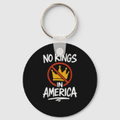 No Kings In America No Crown Minimal Clean Sleutelhanger (Voorkant)