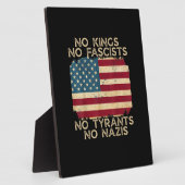 No Kings In America No Fascists We The People Poli Fotoplaat (Zijkant)