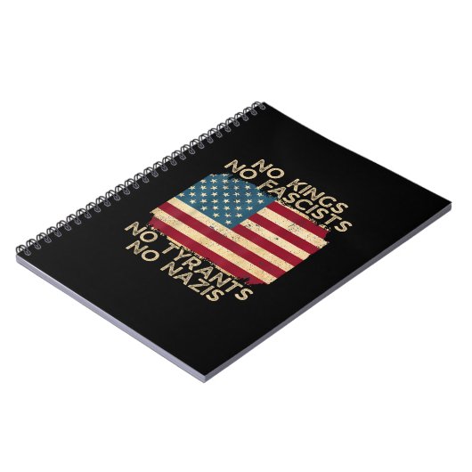 No Kings In America No Fascists We The People Poli Notitieboek (Linkerzijde)