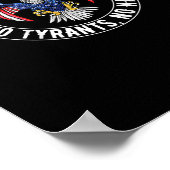 No Kings In America No Fascists We The People Poli Poster (Hoek)