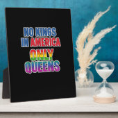 No Kings In America Only Queens Funny Queer Gay Pr Fotoplaat (Zijkant)