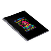 No Kings In America Only Queens Funny Queer Gay Pr Notitieboek (Rechterzijde)