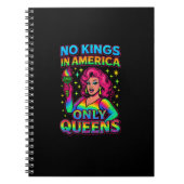 No Kings In America Only Queens Funny Queer Gay Pr Notitieboek (Voorkant)