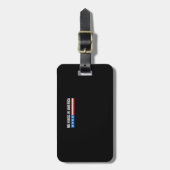 No Kings In America Patriotic Style Bagagelabel (Voorkant verticaal)