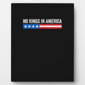 No Kings In America Patriotic Style Fotoplaat (Voorkant)