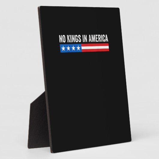 No Kings In America Patriotic Style Fotoplaat (Zijkant)