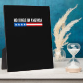 No Kings In America Patriotic Style Fotoplaat (Zijkant)