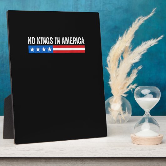 No Kings In America Patriotic Style Fotoplaat (Zijkant)
