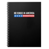 No Kings In America Patriotic Style Notitieboek (Voorkant)