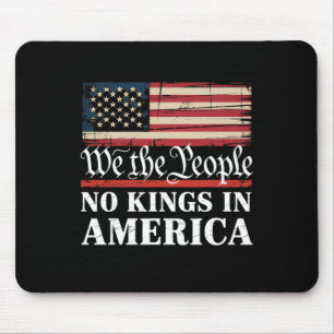 No Kings in America Patriottisch Protest T-shirt V Muismat