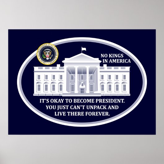 No Kings in America Poster (Voorkant)