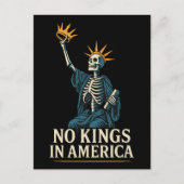 No Kings in America Protest Feestdagenkaart (Voorkant)