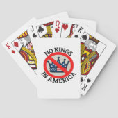 No Kings In America Retro Classic Pokerkaarten (Achterkant)