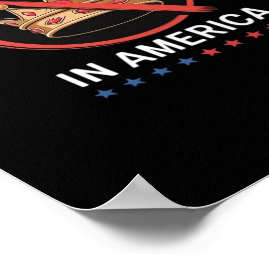 No Kings In America Retro Classic Poster (Hoek)