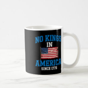 No Kings in America Shirt verwerpt Kings Patrioti Koffiemok