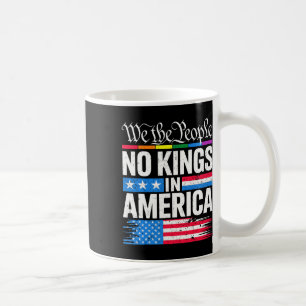 No Kings in America Shirt verwerpt Kings Patrioti Koffiemok