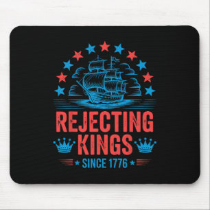 No Kings in America Shirt verwerpt Kings Patrioti Muismat