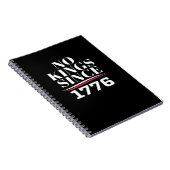 No Kings In America Since 1776 #1 Classic Notitieboek (Rechterzijde)