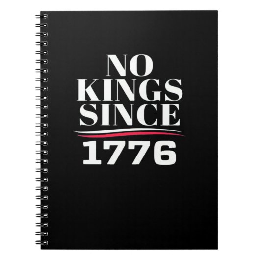 No Kings In America Since 1776 #1 Classic Notitieboek (Voorkant)