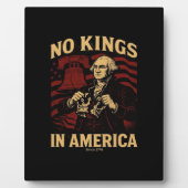 No Kings In America Since 1776 Anti-Donald Trumpp Fotoplaat (Voorkant)