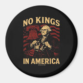 No Kings In America Since 1776 Anti-Donald Trumpp Magneet (Voorkant)
