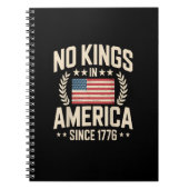 No Kings In America Since 1776 Casual Cool Design Notitieboek (Voorkant)