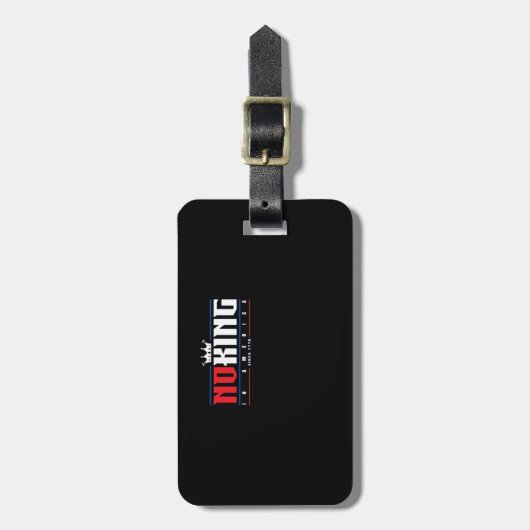 No Kings In America Since 1776 Classic Bagagelabel (Voorkant verticaal)