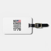 No Kings In America Since 1776 Creative Design Bagagelabel (Voorkant horizontaal)
