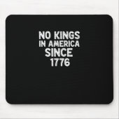 No Kings In America Since 1776 Democrats Patriotic Muismat (Voorkant)