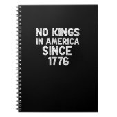 No Kings In America Since 1776 Democrats Patriotic Notitieboek (Voorkant)