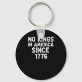 No Kings In America Since 1776 Democrats Patriotic Sleutelhanger (Voorkant)