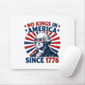 No Kings In America Since 1776 Distressed Flag Usa Muismat (Met muis)