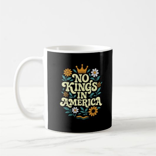 No Kings In America Since 1776 Freedom Classic Koffiemok (Links)