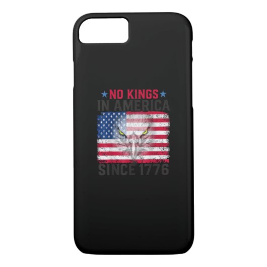No Kings In America Since 1776 Freedom Creative De Case-Mate iPhone Case (Achterkant)