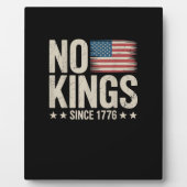 No Kings In America Since 1776 Freedom Spirit Look Fotoplaat (Voorkant)