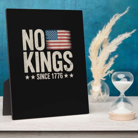 No Kings In America Since 1776 Freedom Spirit Look Fotoplaat (Zijkant)