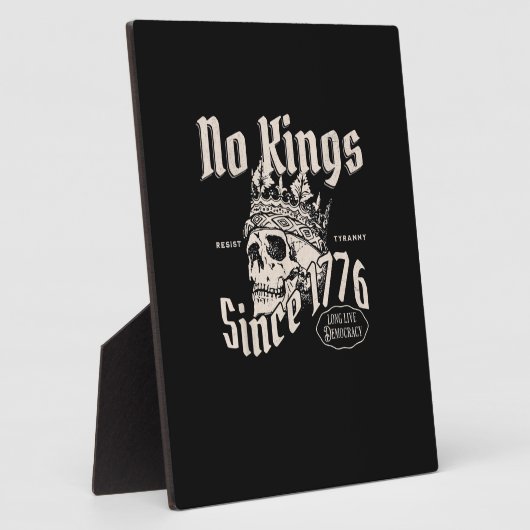 No Kings In America Since 1776 Freedom Spirit Look Fotoplaat (Zijkant)