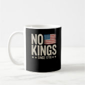 No Kings In America Since 1776 Freedom Spirit Look Koffiemok (Links)