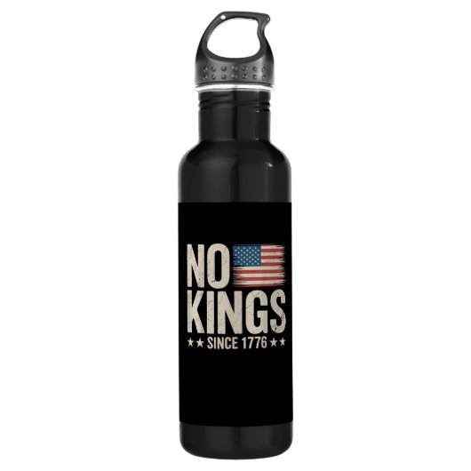 No Kings In America Since 1776 Freedom Spirit Look Waterfles (Voorkant)