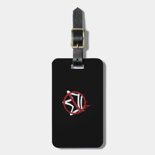 No Kings In America Since 1776 Minimal Clean Bagagelabel (Voorkant verticaal)