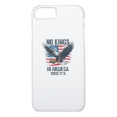 No Kings In America Since 1776 Minimal Clean Case-Mate iPhone Case (Achterkant)
