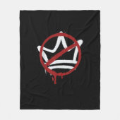 No Kings In America Since 1776 Minimal Clean Fleece Deken (Voorkant)