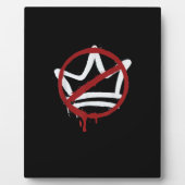 No Kings In America Since 1776 Minimal Clean Fotoplaat (Voorkant)