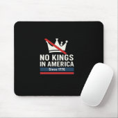 No Kings In America Since 1776 Patriotic Graphic D Muismat (Met muis)
