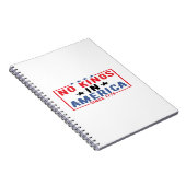 No Kings In America Since 1776 Patriotic Independe Notitieboek (Rechterzijde)