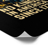 No Kings In America Since 1776 Patriotic Poster (Hoek)