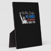 No Kings In America Since 1776 Retro Classic Fotoplaat (Zijkant)