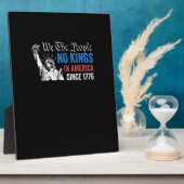 No Kings In America Since 1776 Retro Classic Fotoplaat (Zijkant)