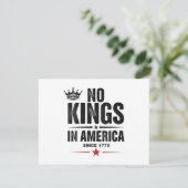 No Kings In America Since 1776 Save The Date (Staand voorkant)