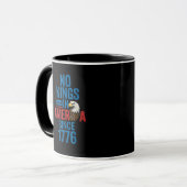 No Kings In America Since 1776 Shirt No Kings Men Mok (Voorkant links)